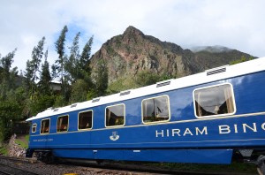 Waiting to board the train to Machu Picchu